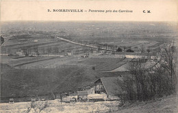 93-ROMAINVILLE- PANORAMA PRIS DES CARRIÈRES - Romainville