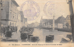 68-DANNEMARIE- REVUE DES TROUPE PAR LE GÉNÉRAL GOUVERNEUR DE BELFORT - Dannemarie