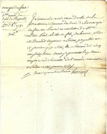 IMPOTS ANCIEN REGIME FERMES GENERALES  Marque Des Fers 1750  &  1751 LETTRE De Rouen Signée + Reçu Pour De La Martinière - Historical Documents