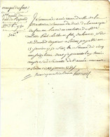 IMPOTS ANCIEN REGIME FERMES GENERALES  Marque Des Fers 1750  &  1751 LETTRE De Rouen Signée + Reçu Pour De La Martinière - Historische Documenten