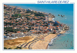 85 - Saint Hilaire De Riez - La Plage Et La Corniche De Sion L'Océan - Vue Aérienne - Saint Hilaire De Riez