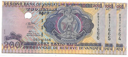 VANUATU Réserve Bank 200Vatu Lot De 3, Série,sign. ODO TEVY  NEUFS - Vanuatu