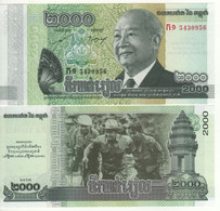 CAMBODIA 2'000 Riels Commemorative P64  (dated 2013)  "60 Years Of Independence"  UNC - Cambodge