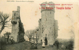 Pont Aven * Ruines Du Manoir De Rustéphan * Coiffe * + Pub La Fine Bretagne Théophile GUILLON Nantes - Pont Aven