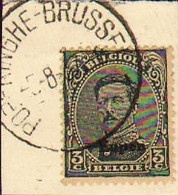 Belgique - Pellens N° 183 - Oblitération Ambulant '' POPERINGHE-BRUSSEL '' - 1912 Pellens