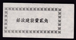 CHINA CHINE CINA ADDED CHARGE LABELs (ACL) OF XINJIANG URUMQI 830000   0.2YUAN - Sonstige & Ohne Zuordnung