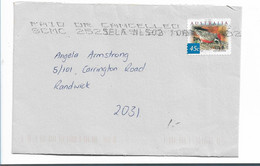 Aus398/ AUSTRALIEN - Vogel (crimson) Füttert Junge 2001 (bird.pajaro) - Storia Postale