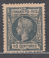 Fernando Poo Sueltos 1902 Edifil 111 ** Mnh - Fernando Po