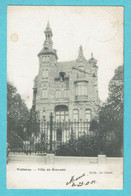 * Wetteren (Oost Vlaanderen) * (Druk. De Pauw) Villa Du Souvenir, Façade, Chateau, Kasteel, Old, Rare, Unique - Wetteren