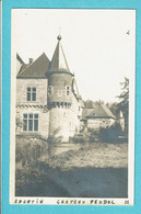 * Spontin - Yvoir (Namur - La Wallonie) * (Carte Photo - Fotokaart Gevaert) Chateau Feodal, Kasteel, Castle, Schloss - Yvoir