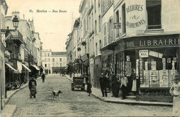 Meulan * La Rue Basse * Papeterie Librairie BORNE * Commerces Magasins - Meulan