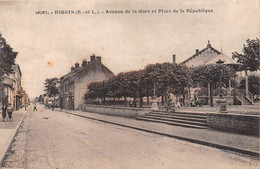 71-DIGOIN-AVENUE DE LA GARE ET PLACE DE LA RÉPUBLIQUE - Digoin