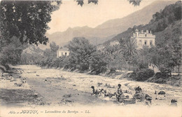 06-MENTON- LAVANDIÈRES DU BORREGO - Menton