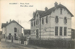 71 ALLEREY - Poste - Ecole - Other & Unclassified