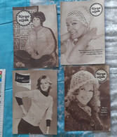 1978 Fürge Ujjak HUNGARY VINTAGE WOMAN FASHION Handicrafts Crochet LOT MAGAZINE NEWSPAPERS KNIT WOOLWORK Andrea Drahota - Mode