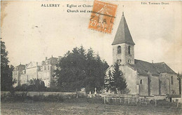 71 ALLEREY - Eglise Et Château - Autres & Non Classés