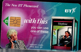 UNITED  KINGDOM 1998 BT PHONECARD WITH THIS YOU CAN USED ONE OF THESE USED VF!! - Sonstige & Ohne Zuordnung