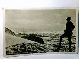 Jungfraujoch. Nebelmeer Vom Plateau Aus. Schweiz. Alte Ansichtskarte / Postkarte S/w, Gel. 1929. Gebirgspanora - Elm