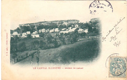 LE CANTAL ILLUSTRE LE ROCHER DE CARLAT - Carlat