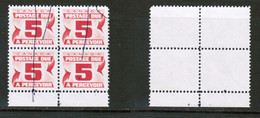 CANADA   Scott # J 25 USED BLOCK OF 4 (CONDITION AS PER SCAN) (CAN-133) - Impuestos