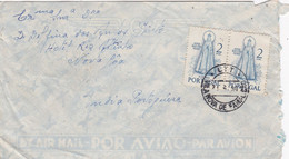 PORTUGAL AIRMAIL COVER To INDIA PORTUGUESA - NOVA GOA - Lettres & Documents