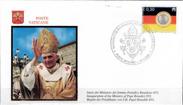 Vatikan - Beginn Des Pontikates Von S.H. Papst Benedikt XVI. (MiNr: 1495) 2005 - Siehe Scan - Cartas & Documentos