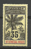 HAUT-SENEGAL ET NIGER N° 10 NEUF* CHARNIERE Tres  Bon Centrage / MH - Neufs