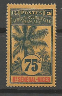 HAUT-SENEGAL ET NIGER N° 14 NEUF* CHARNIERE   Bon Centrage / MH - Unused Stamps