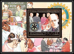 85832/ N°87 A Paul Harris Rotary Club 1984 Guinée Guinea OR Gold Stamps ** MNH - República De Guinea (1958-...)