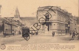 Postkaart/Carte Postale - PEPINSTER - Hôtel De Ville Et Monument Commémoratif - Tram (C1837) - Pepinster