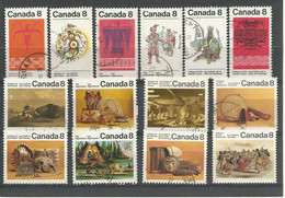 31407) Canada Quality Collection Native Indian Part 1 1972-1974 - Indiens D'Amérique