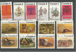 31408) Canada Quality Collection Native Indian Part 1 1972-1974 - Indiens D'Amérique