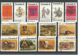 31409) Canada Quality Collection Native Indian Part 1 1972-1974 - Indiens D'Amérique