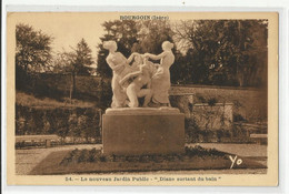 38 Isère Bourgoin Le Nouveau Jardin Public Diane Sortant Du Bain - Bourgoin