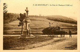 Le Mont Pilat * Route Et La Croix De Chaubouret * Attelage Boeufs - Mont Pilat