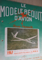 22-A 1e Revue De Maquettisme Années 50/60 : LE MODELE REDUIT D'AVION Avec Plan Inclus N°333 De 1967 - Avions & Hélicoptères