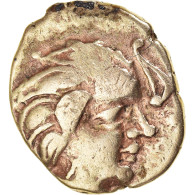 Monnaie, Pictons, 1/4 Statère, 2nd-1st Century BC, Poitiers, TTB, Electrum - Gauloises