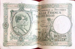 BILLET DE MILLE FRANCS OU 200 BELGAS - 1000 Francos & 1000 Francos-200 Belgas