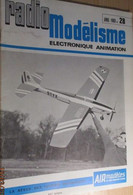 22-A REVUE RADIO-MODELISME  ELECTRONIQUE ANIMATION N°28 De AVRIL 1969 , TRES BON ETAT , COMPLET - Modelos R/C (teledirigidos)