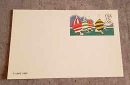 U.S.A. OLYMPICS GAMES  POSTCARD - Cartoline Ricordo