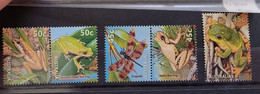 AUSTRALIE Grenouilles, Grenouille Batraciens. Frog, Ranas Yvert N° 1773-1777 ** MNH - Frogs