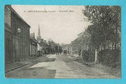 * Bollezeele - Bollezele - Wormhout (Dép 59 - Nord - France) * (Hazebrouck, Nr 5) Grande Rue, église, Animée, TOP - Wormhout