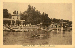 Le Perreux Plage * Vue Sur La Baignade De La Passerelle * Le Pont - Le Perreux Sur Marne