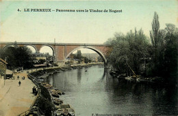 Le Perreux * Panorama Vers Le Viaduc De Nogent * Pont * Les Quais - Le Perreux Sur Marne