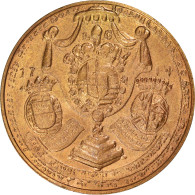 Belgique, Médaille, Joseph Clemens De Bavière, Reconstruction De L'Hôtel De - Autres & Non Classés