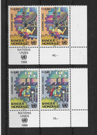 Vereinte Nationen Genf 1989 Mi.Nr. 173/74 Eckpaar ** - Neufs