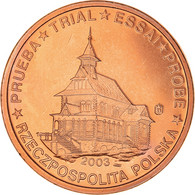 Pologne, 2 Euro Cent, 2003, Unofficial Private Coin, SPL, Cuivre - Pruebas Privadas