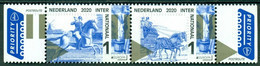 Nederland NVPH 3845-46 Paar PostEurop Oude Postroutes 2020 Postfris MNH Netherlands - Ungebraucht