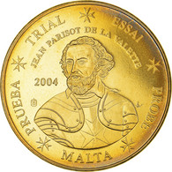 Malte, 50 Euro Cent, 2004, Unofficial Private Coin, FDC, Laiton - Privatentwürfe