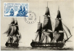 Decouverte De L'île Amsterdam Par L'amiral D'Entrecasteaux à Bord De "La Recherche" Et De "L'Espérance",  En 1792. - Exploradores